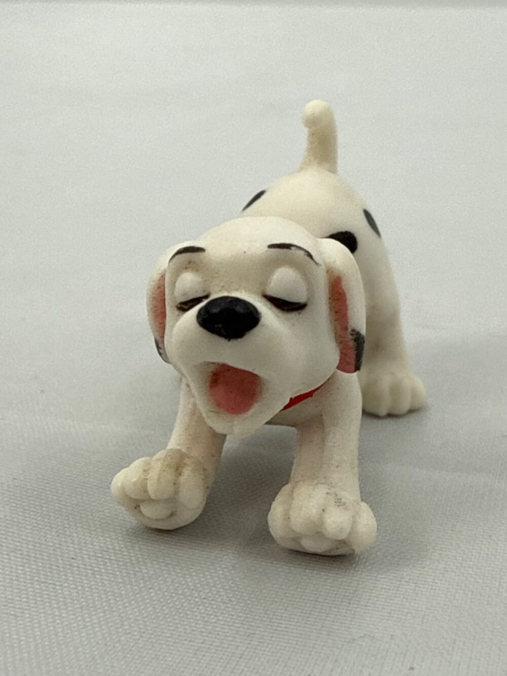 VTG 90s Disney 101 Dalmatians Stretching Puppy Mini PVC Figure Coquette Aestheti